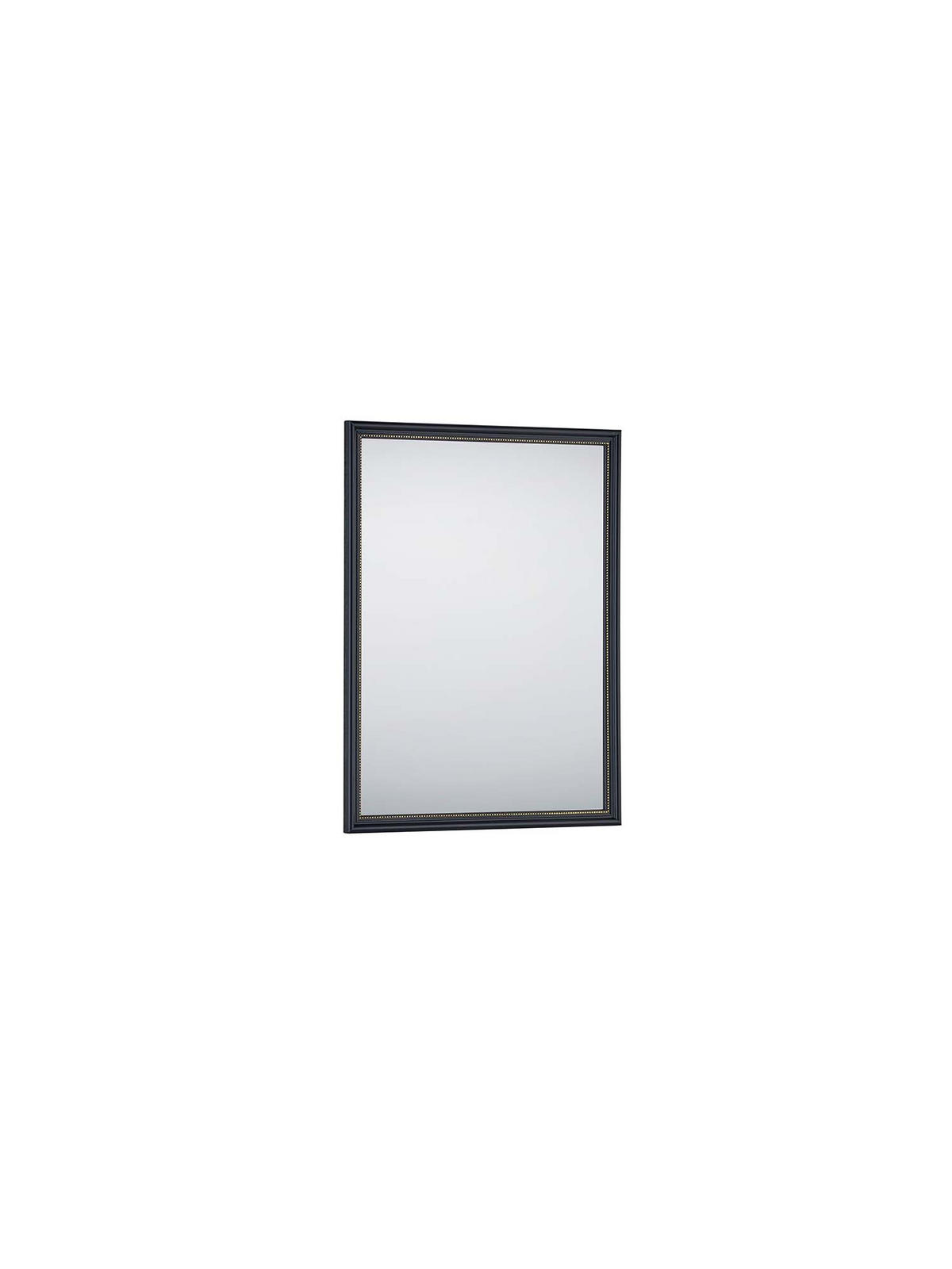 WANDSPIEGEL Elenor Schwarz-Gold - 34 x 45cm - Schwarz, Kunststoff (34/45/3cm) - Niermann