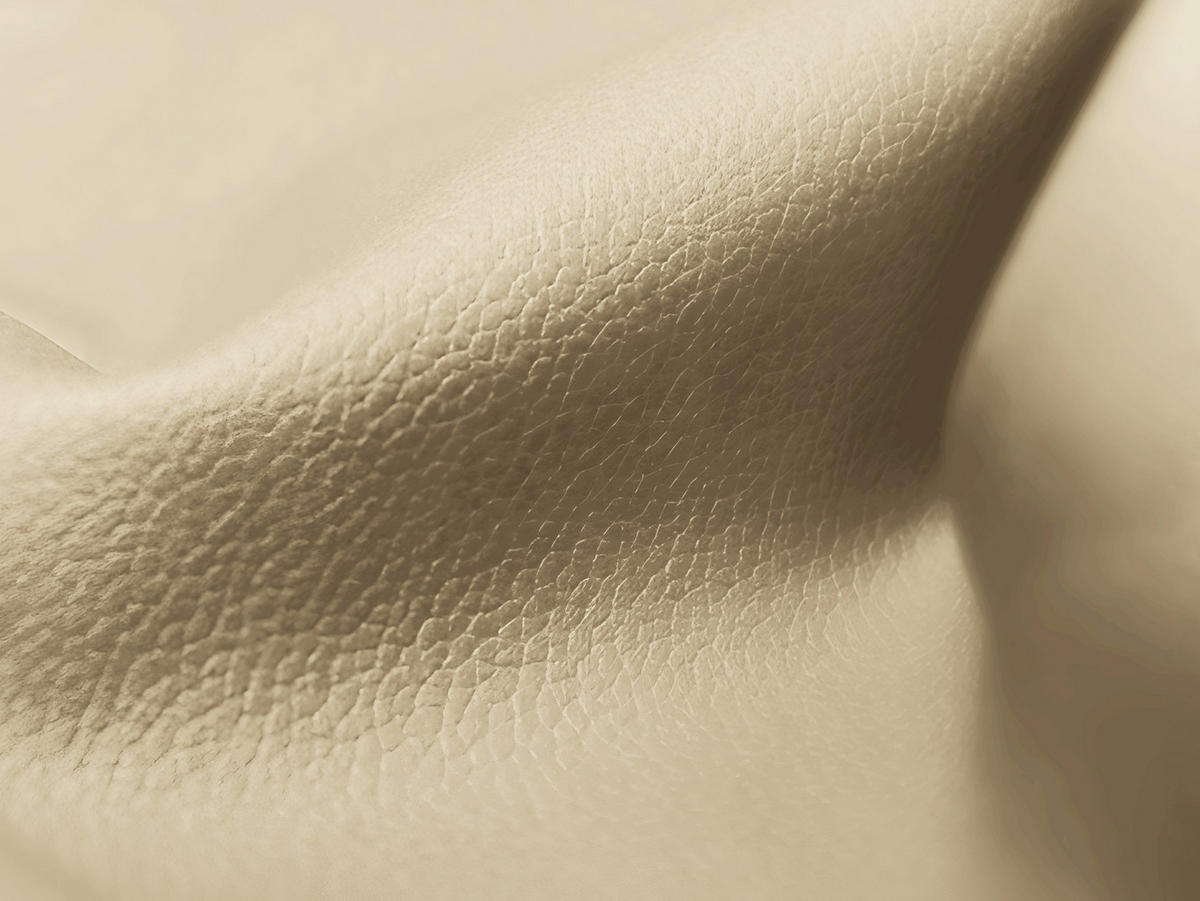 SOFAELEMENT Kunstleder Beige - Beige/Schwarz, Holzwerkstoff/Kunststoff (75/77/90cm) - Makamii