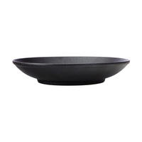 SCHALE AUF FUSS Caviar Black schwarz ø 25 cm - Schwarz, Keramik (25cm) - Maxwell & Williams