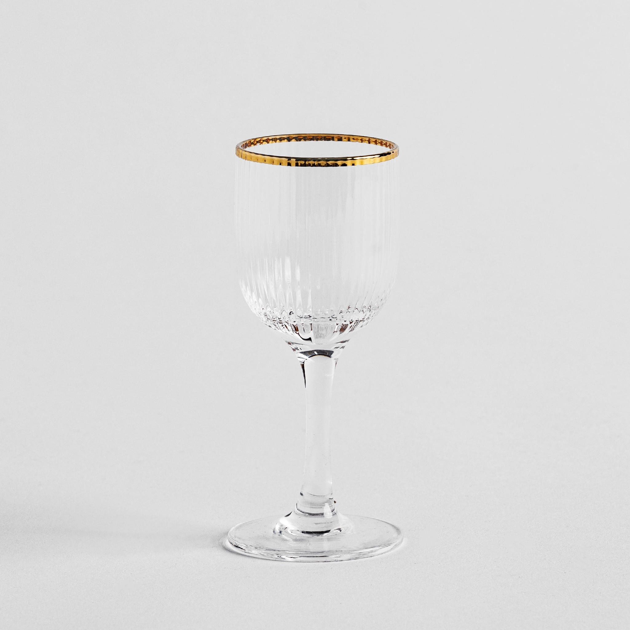 SCHNAPSGLAS Vanesa - Goldfarben, Glas (0.04L) - home&you