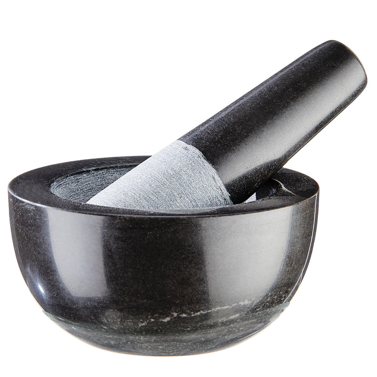 MÖRSER-SET (2-teilig) Stonehenge - Grau, Stein (9/4.6/4.6cm) - Butlers