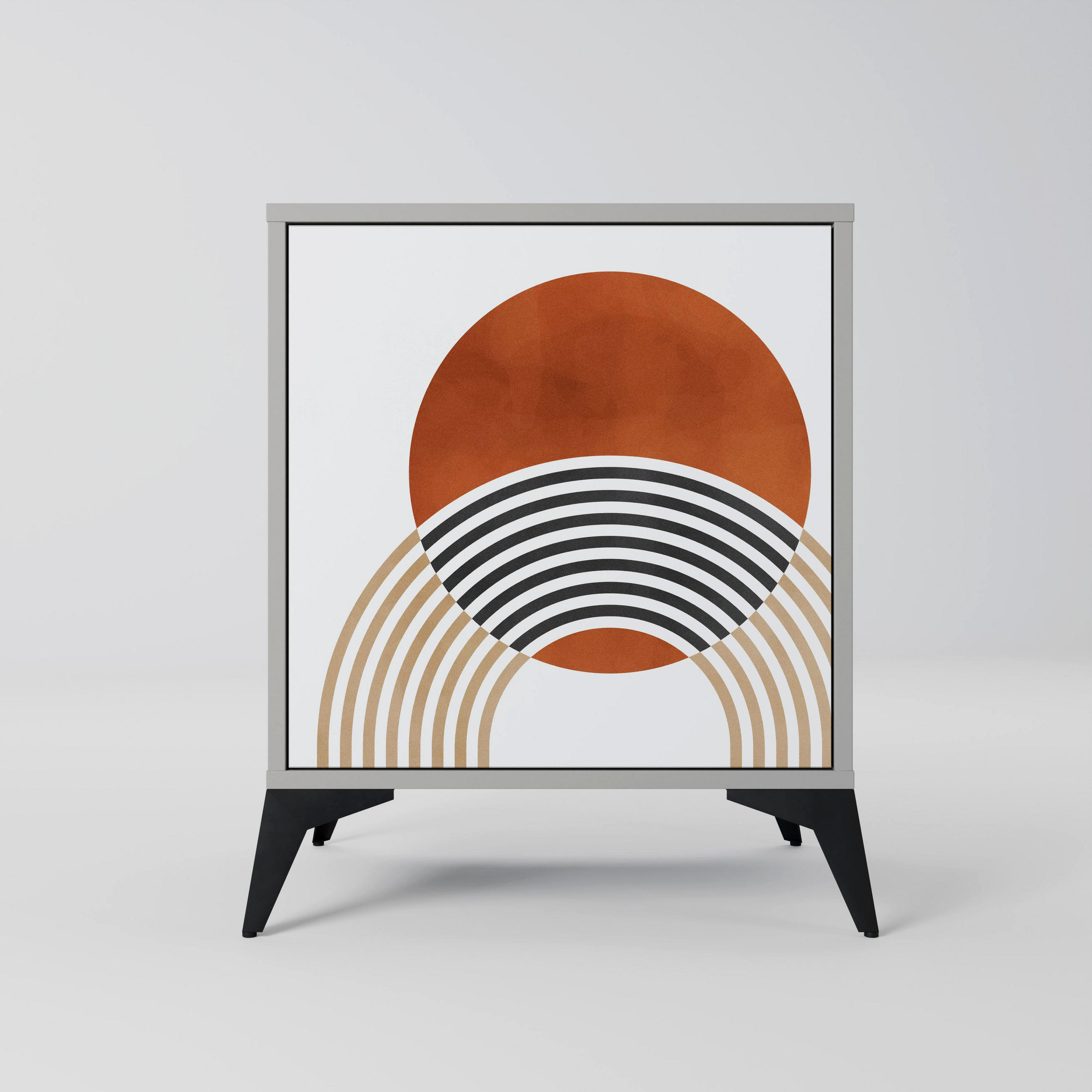 SpaceRebels Sideboard Grau 57.5x70.5x42 cm