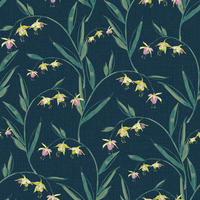 VLIESTAPETE Fulwell Fuchsia - Blau, Papier/Kunststoff (52/1000cm) - Graham & Brown