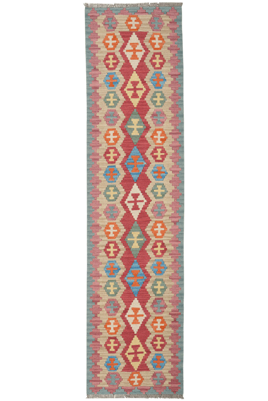 Looma Kelim-Läufer Rot 61x247 cm