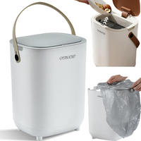 WINDELEIMER Geruchsdicht ohne Kassette Weiß und Grau - Weiß/Grau, Kunststoff (24/41/20cm) - Twinky