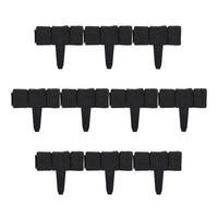 10xBEETZAUN - Schwarz, Kunststoff (25/23/2cm) - Relaxdays