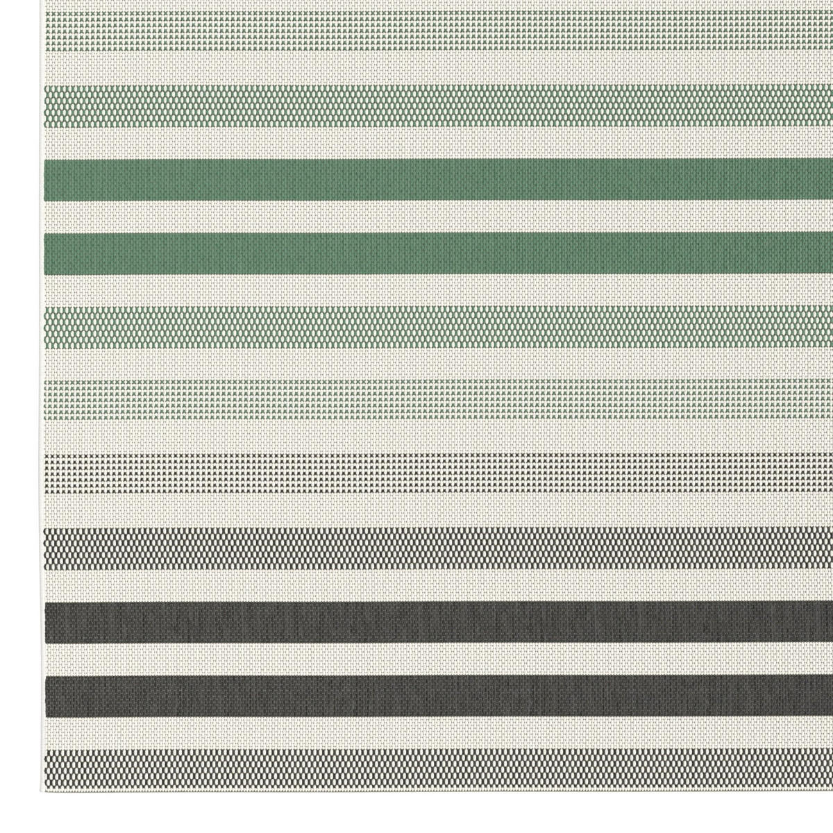 TEPPICH für Innen und Außen mit Rautenmuster grün - Grün, Textil (120/170cm) - AFK Living