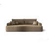SOFA mit Schlaffunktion FIGO Curio 20 - Braun, Textil (250/75/150cm) - Bedante