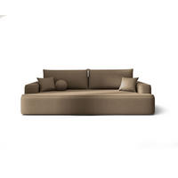 SOFA mit Schlaffunktion FIGO Curio 20 - Braun, Textil (250/75/150cm) - Bedante