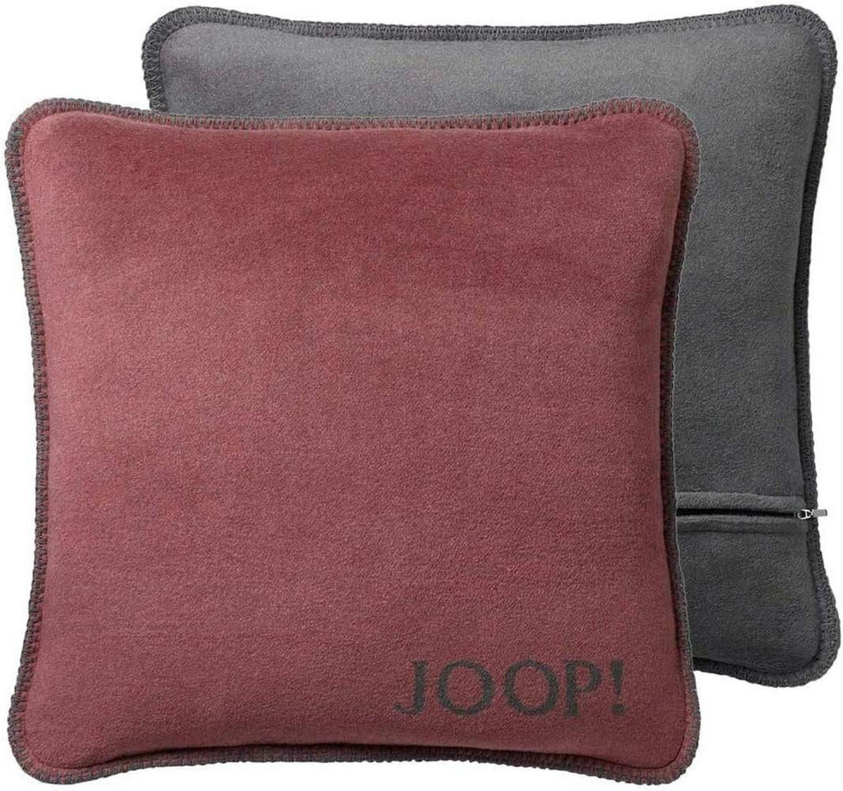 KISSENHÜLLE Uni-Doubleface Violett-Schiefer 50 x 50cm - Violett, Textil (50/50cm) - Joop!
