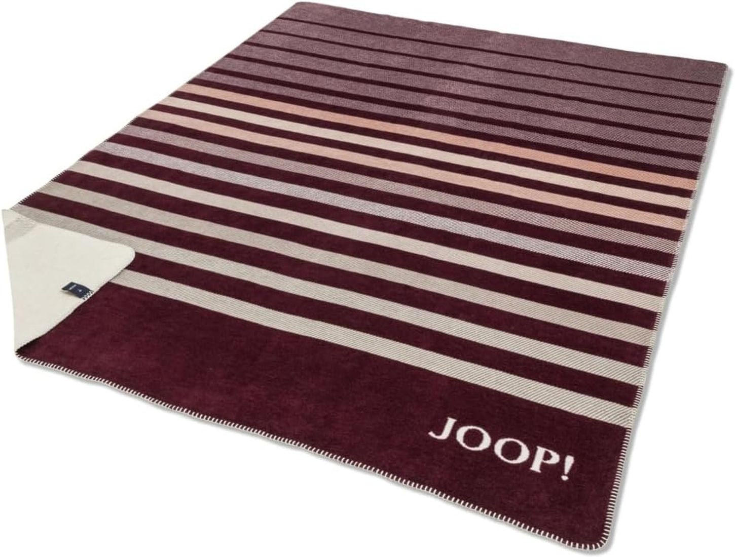 WOHNDECKE SHUTTER Rouge 150 x 200cm - Dunkelrot, Textil (150/200cm) - Joop!