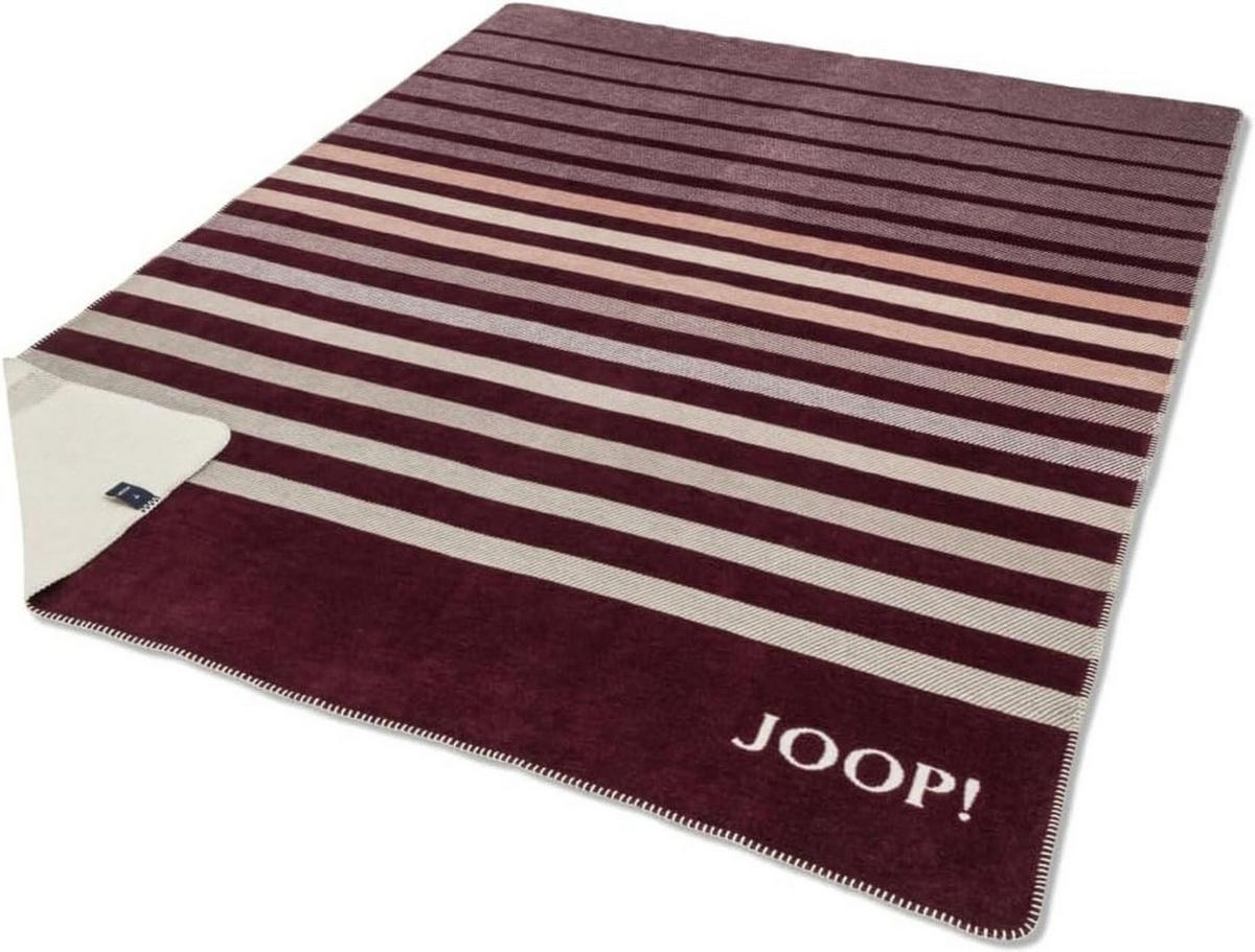 WOHNDECKE SHUTTER Rouge 150 x 200cm - Dunkelrot, Textil (150/200cm) - Joop!