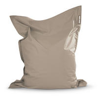 RIESEN-SITZSACK "Square" 140x180cm 380 L - Braun, Textil (140/25/180cm) - Green Bean