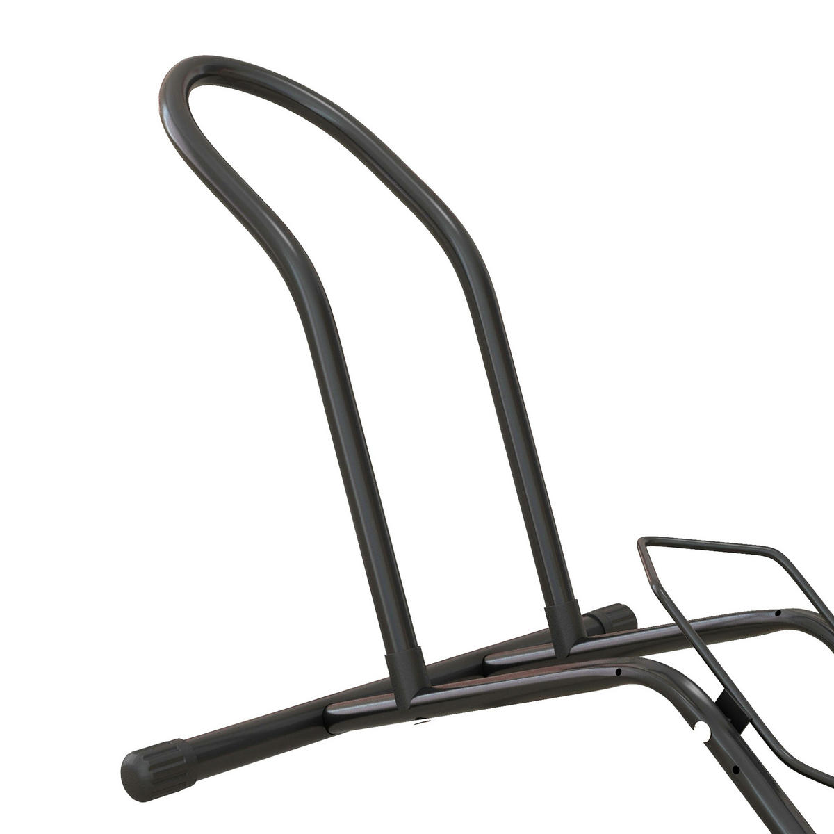 FAHRRADSTÄNDER Stahl Schwarz - Schwarz, Metall (41/38/59cm) - SPORTNOW