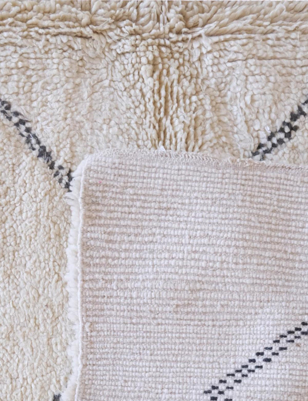 BERBERTEPPICH Wolle elegant 207x 283 cm - Weiß, Naturmaterialien (207/283cm) - AFK Living