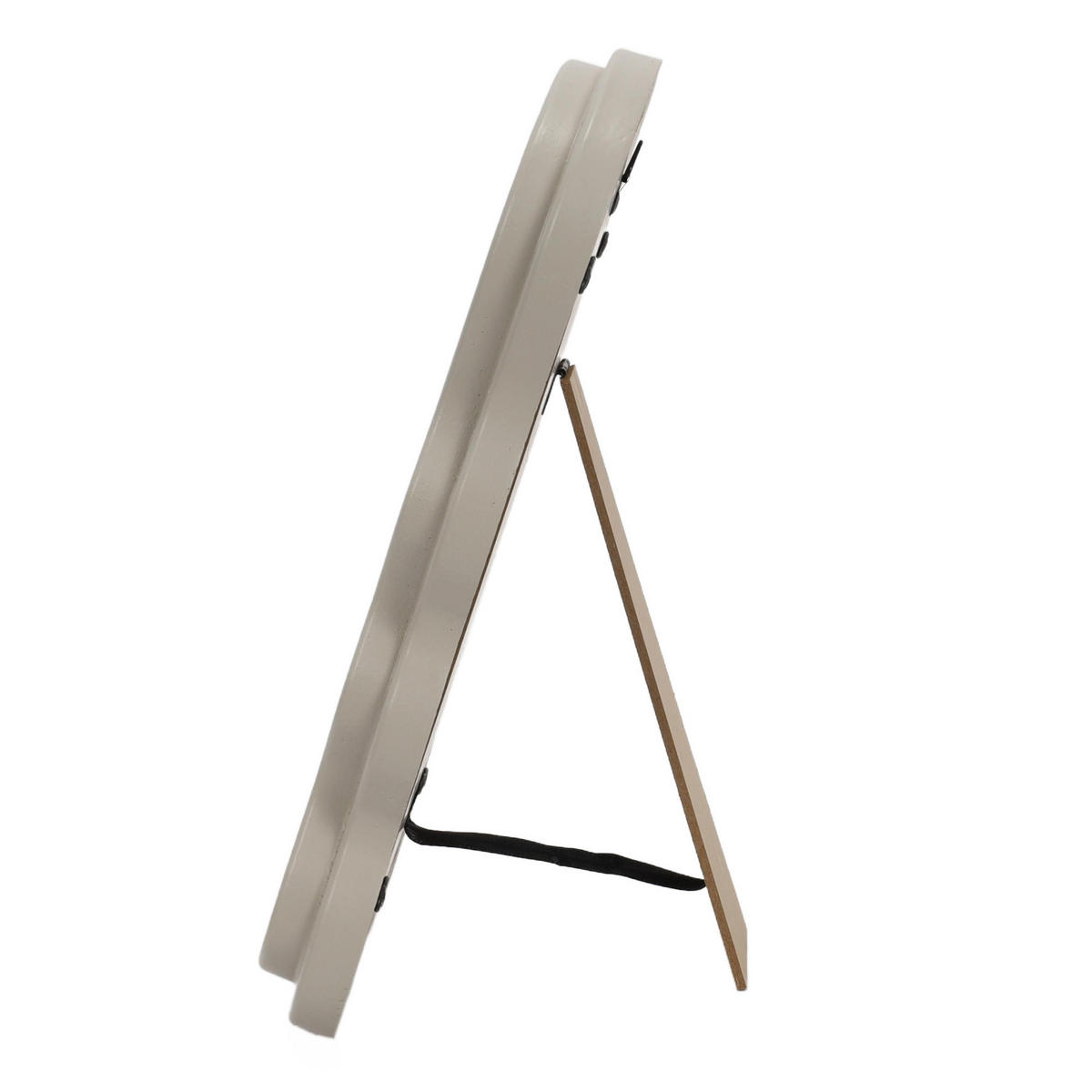 SPIEGEL mit welligem Rahmen 18/2,5/26,5 cm - Beige, Holzwerkstoff (2.5/26.5/18cm) - Home Styling Collection