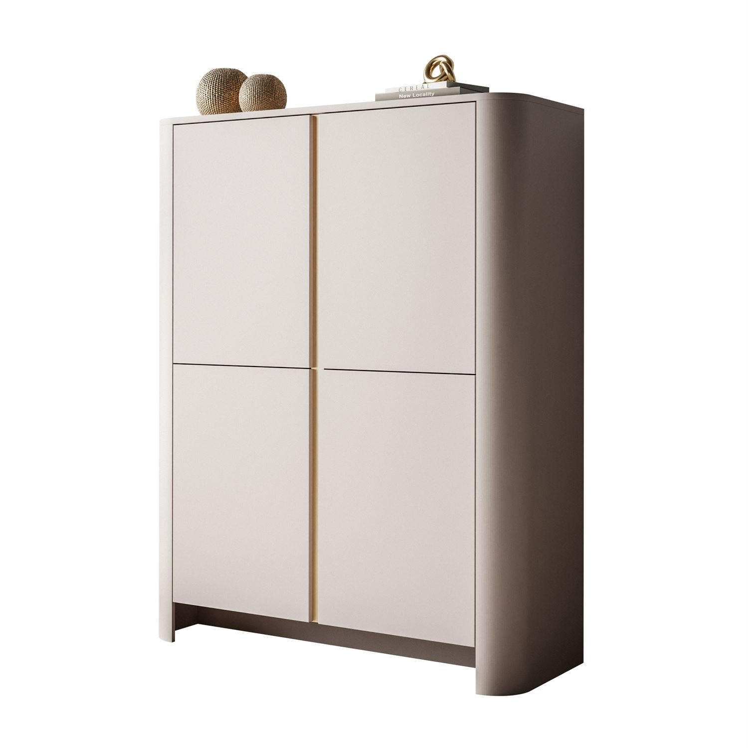 KOMMODE DESTINY K-103 Kaschmir - Kaschmir, Holzwerkstoff (103/132/39cm) - Lookway