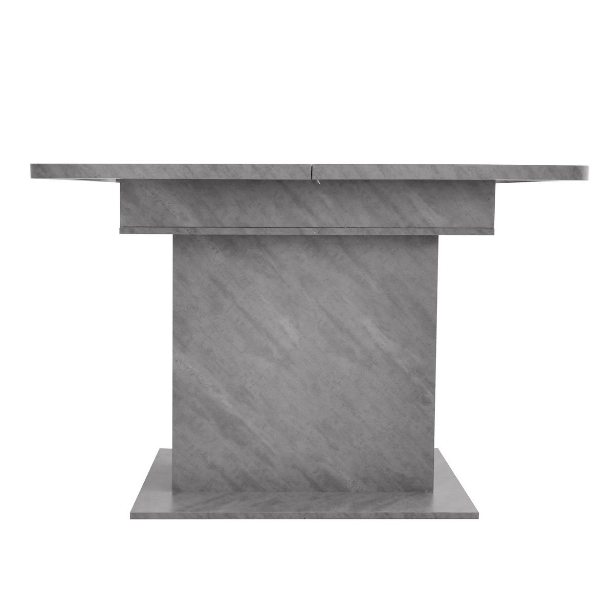 AUSZIEHTISCH Betonoptik 110-130/70/75 cm - Grau, Holz (70/110/75cm) - PANGIVO