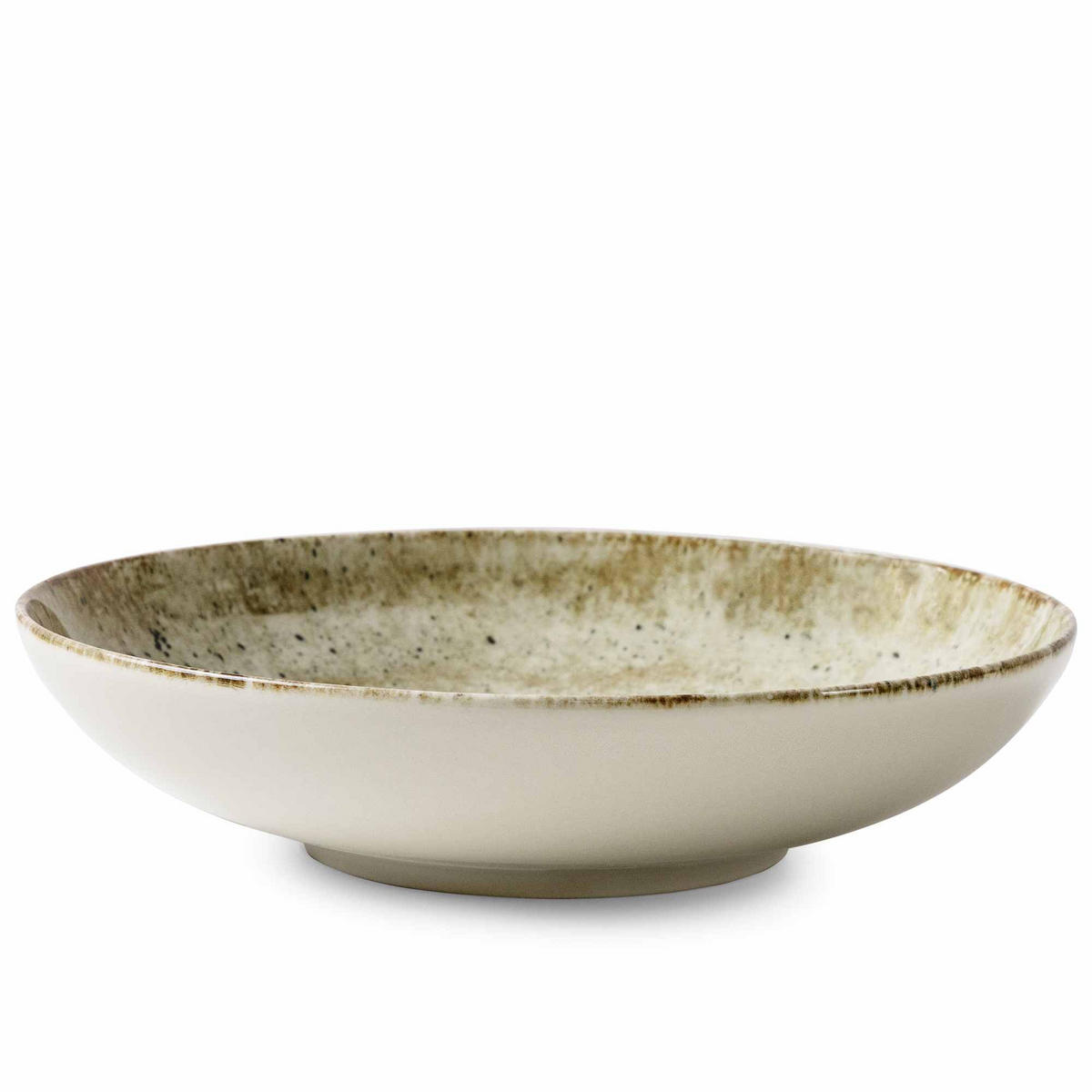 TELLER-SET ERATO 6-tlg Suppenteller Hartporzellan - Beige, Keramik (22/4/22cm) - KONSIMO®