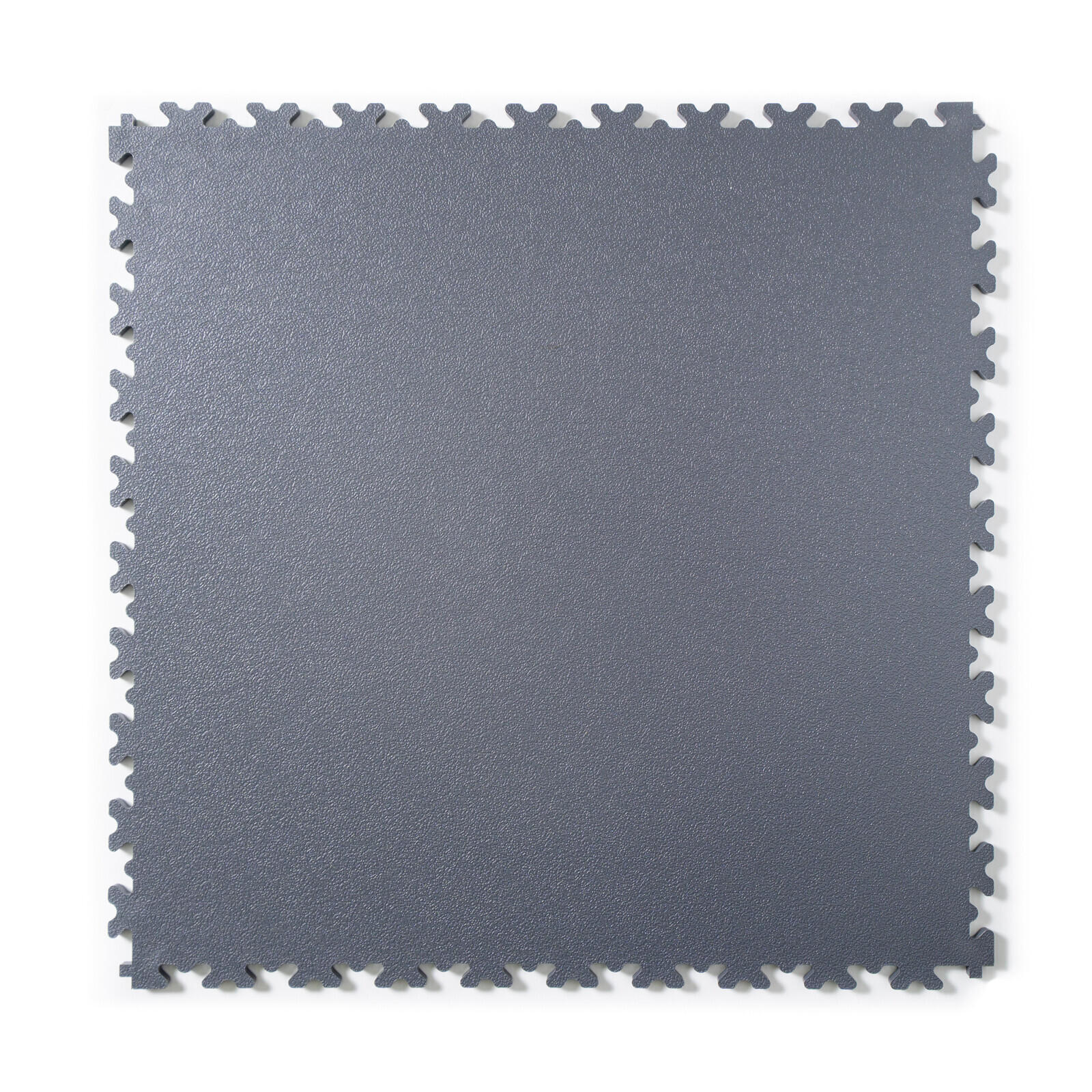 PVC-FLIESEN für Garage, Werkstatt, Sporthalle - Dunkelgrau - Los von 1 m² - Dunkelgrau, Kunststoff (50/50/1.1cm) - MOSAIK FLOOR