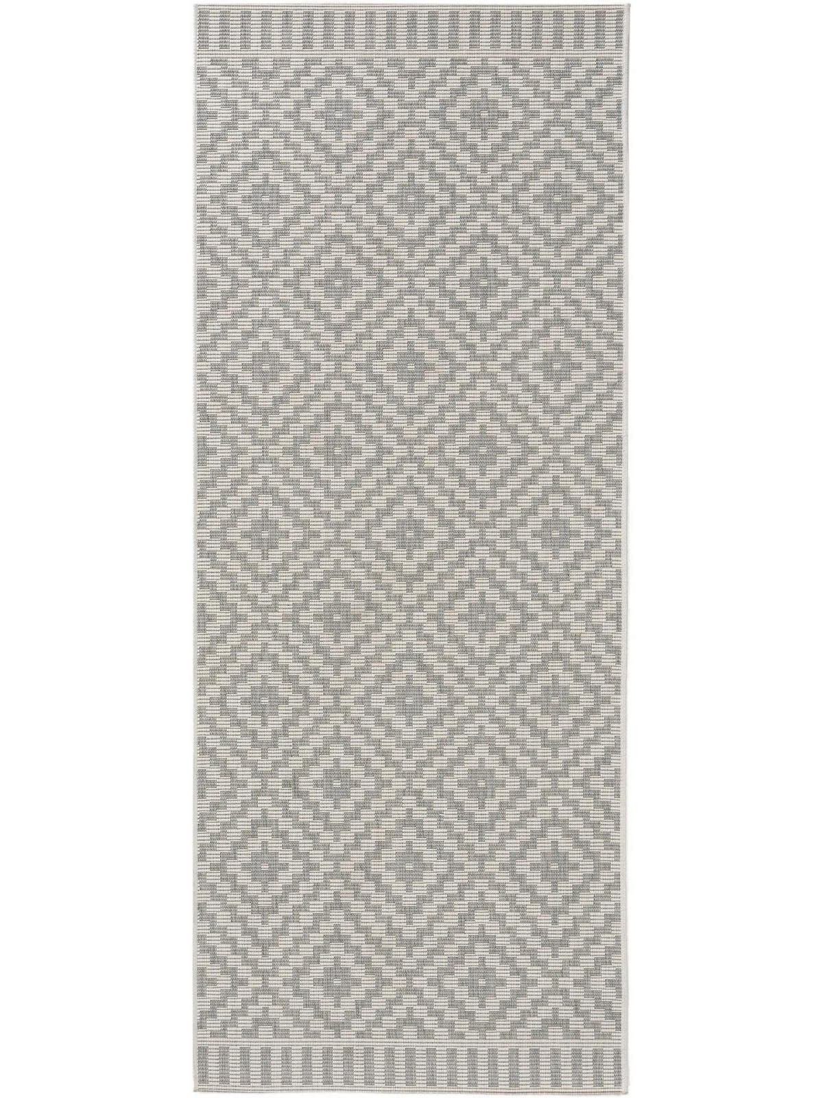 OUTDOORTEPPICH Metro Grau 80x200 cm - Grau, Textil (80/200cm) - benuta Nest