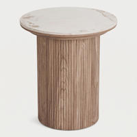 SIDOBORD Minamata 45 x 45 x 50 cm – vit - Vit, Träbaserade material (45/45/50cm) - ebuy24
