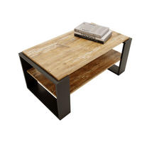 COUCHTISCH Holzwerkstoff rechteckig stabil Kiefer Milford 42/54/96cm - Kiefer Milford/Schwarz, Holzwerkstoff (53.8/96/42cm) - CraftPAK