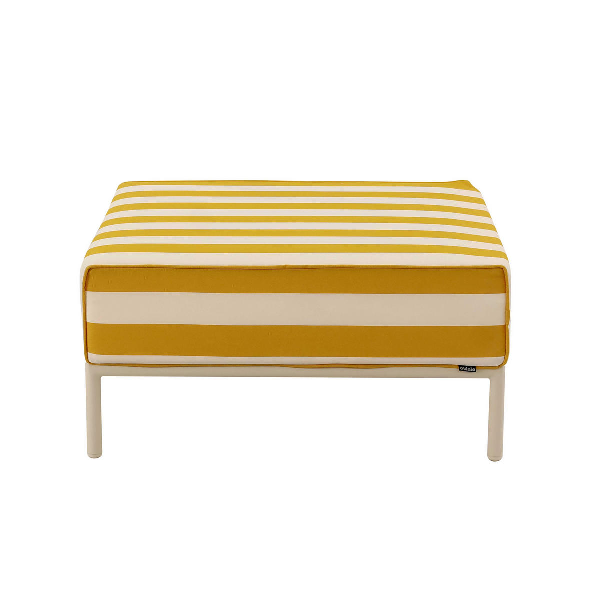 HOCKER, Gelb - Gelb, Textil (72/38/77cm) - Oviala
