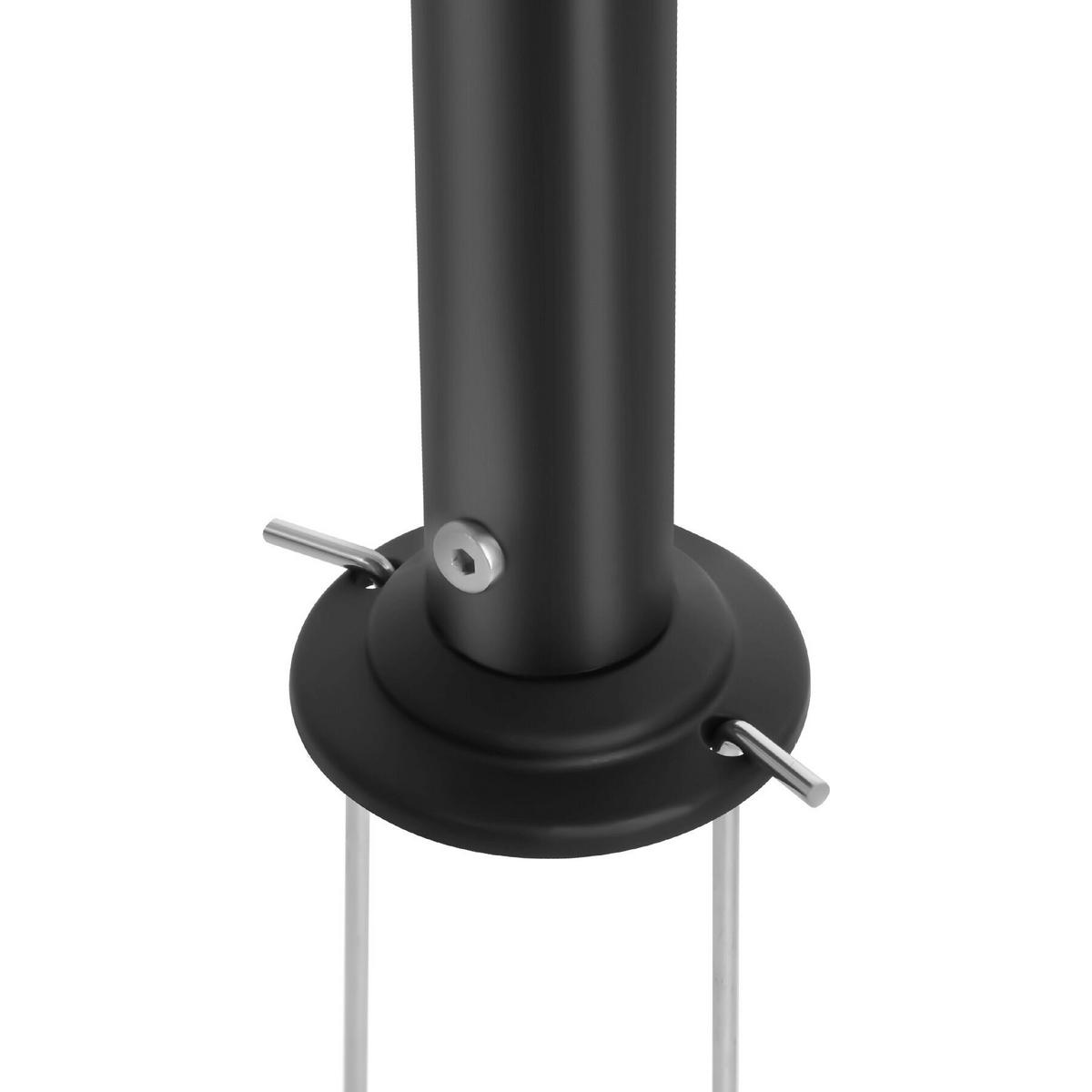 GRILLPAVILLON Maracaibo, 240 x 150 x 250 cm, anthrazit - Anthrazit, Kunststoff (150/250/240cm) - tectake