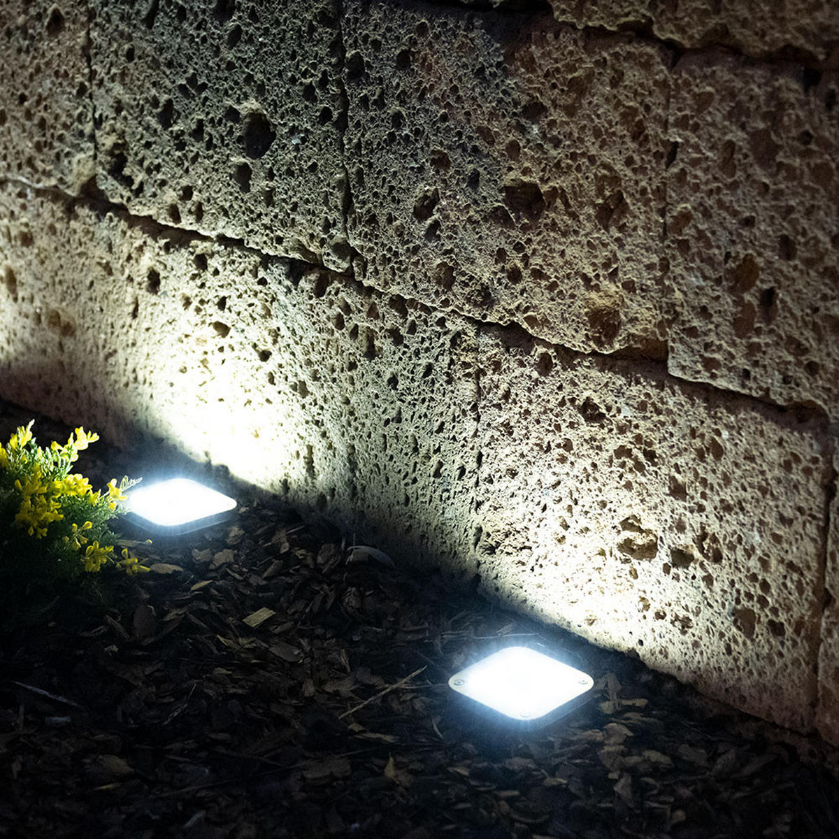 LED AUSSENLEUCHTE Edelstahl Silber 2er Set - Silberfarben, Metall (10/10/13cm)