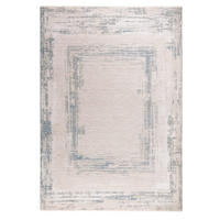 TEPPICH modern Flachgewebe ROMA Blau 200 x 300 cm - Blau, Textil (200/300cm) - Novatrend