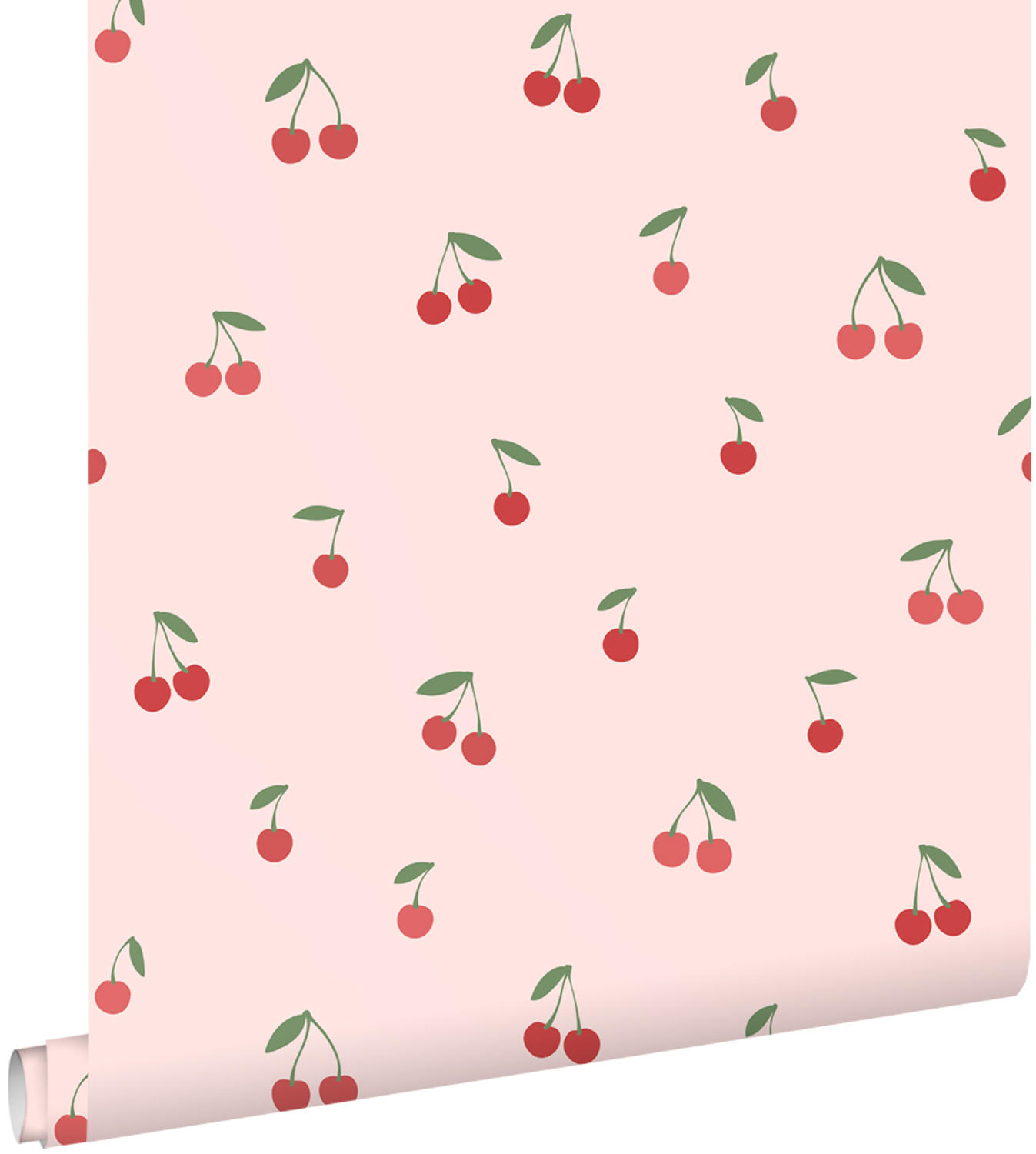 TAPETE Kirschen 50 x 900 cm - Pink, Papier (50/0.1cm) - ESTAhome