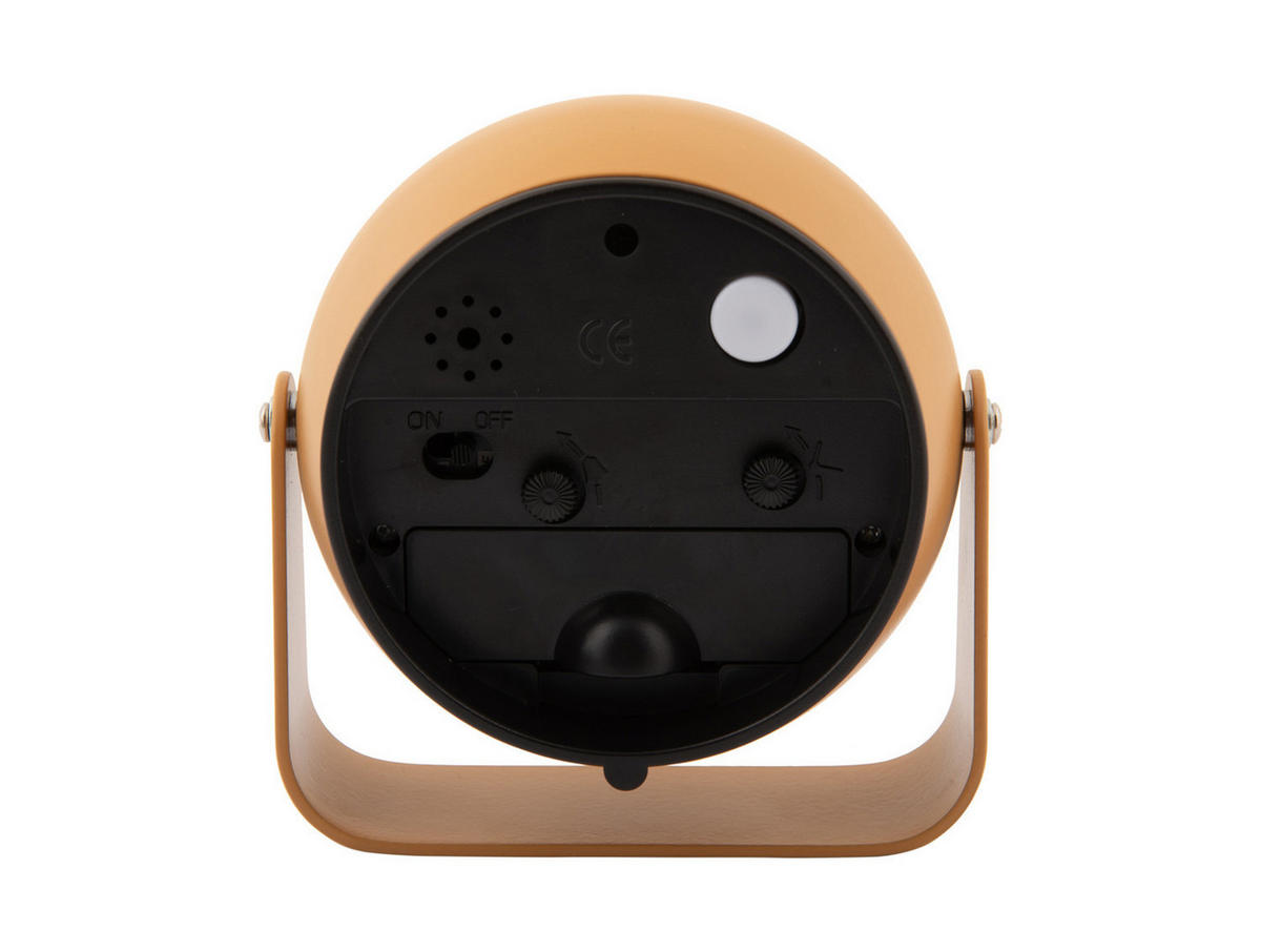 WECKER Bunky Ø 9 cm - Gelb, Metall (10.2/13/7cm)