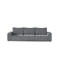 SOFA Sande In Alpine - Anthrazit, Holzwerkstoff/Textil (292/85/90cm) - Fun Möbel