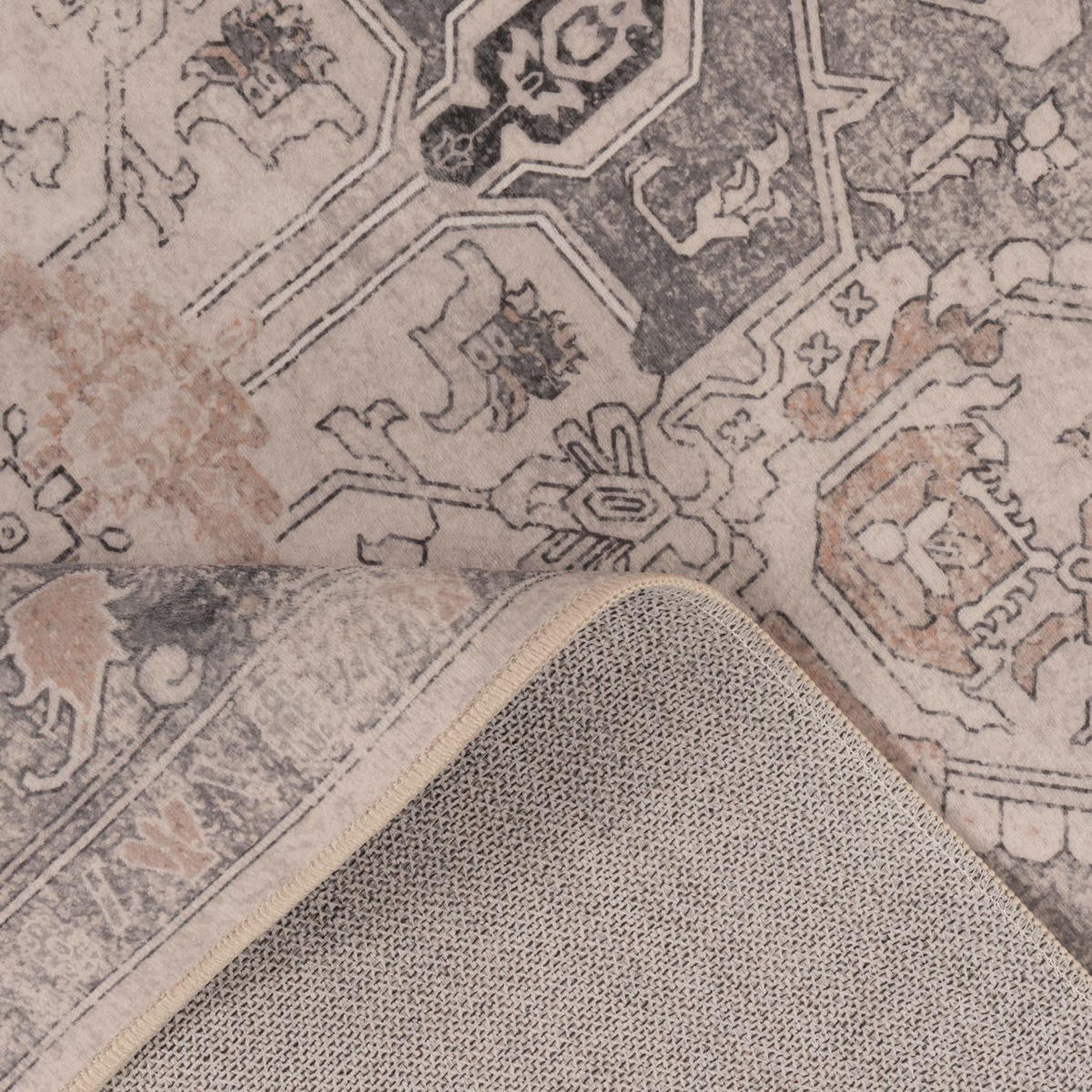 KURZFLOR-TEPPICH SEMER 425 BEIGE 240X340 - Beige, Kunststoff (240/340cm) - Paco Home