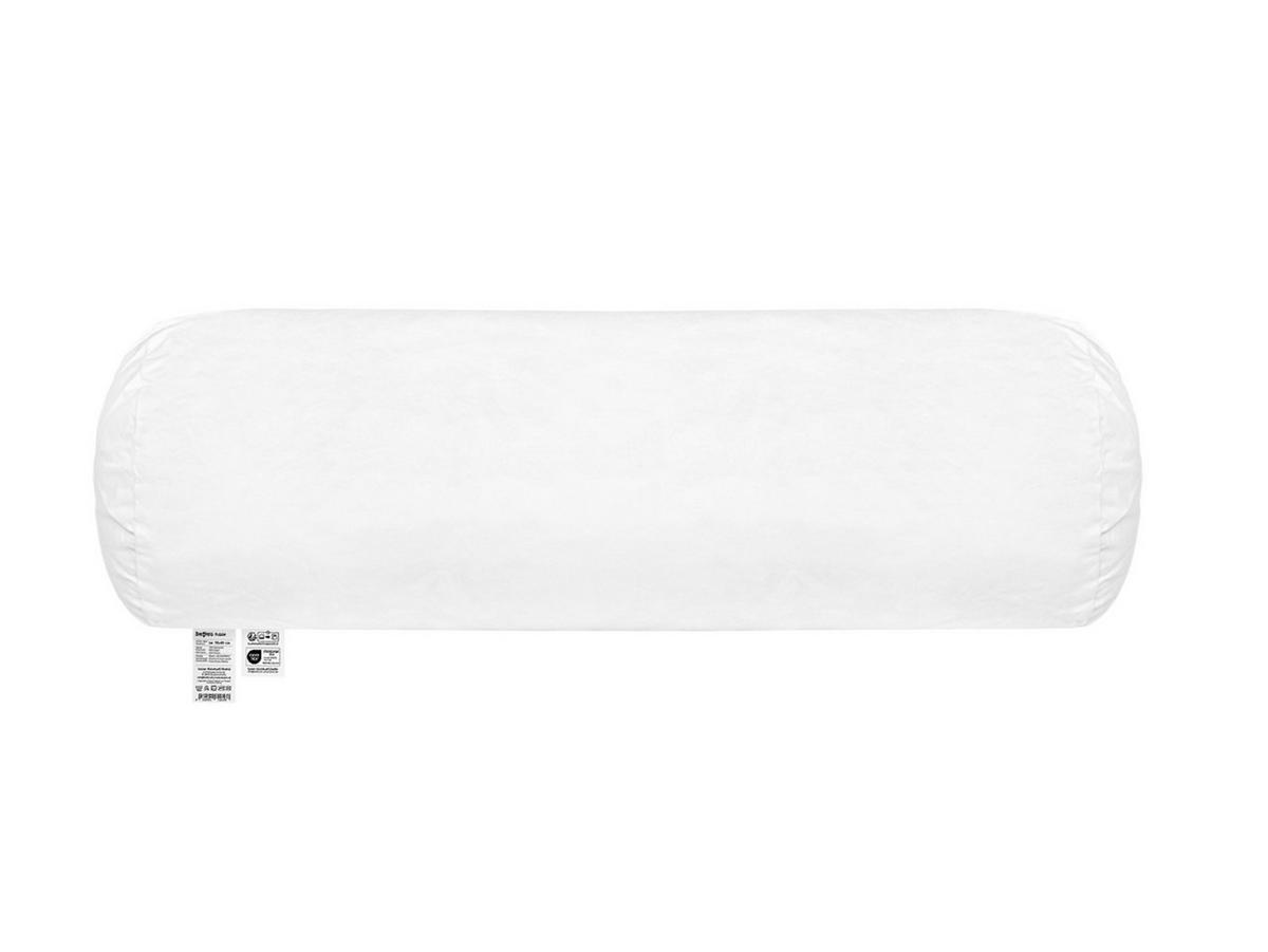 NACKENROLLE Publik Federfüllung 15/40 cm - Creme, Textil (15/40cm) - beties Heimtextil