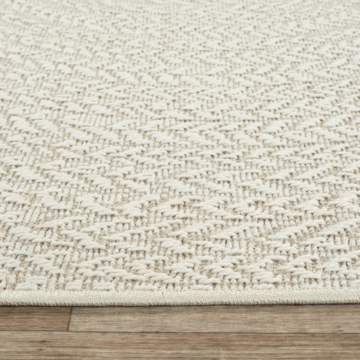FLACHWEBTEPPICH Berber CORDEV Polypropylen Creme 160 x 230 cm - Beige, Textil (160/230cm) - KADIMA DESIGN