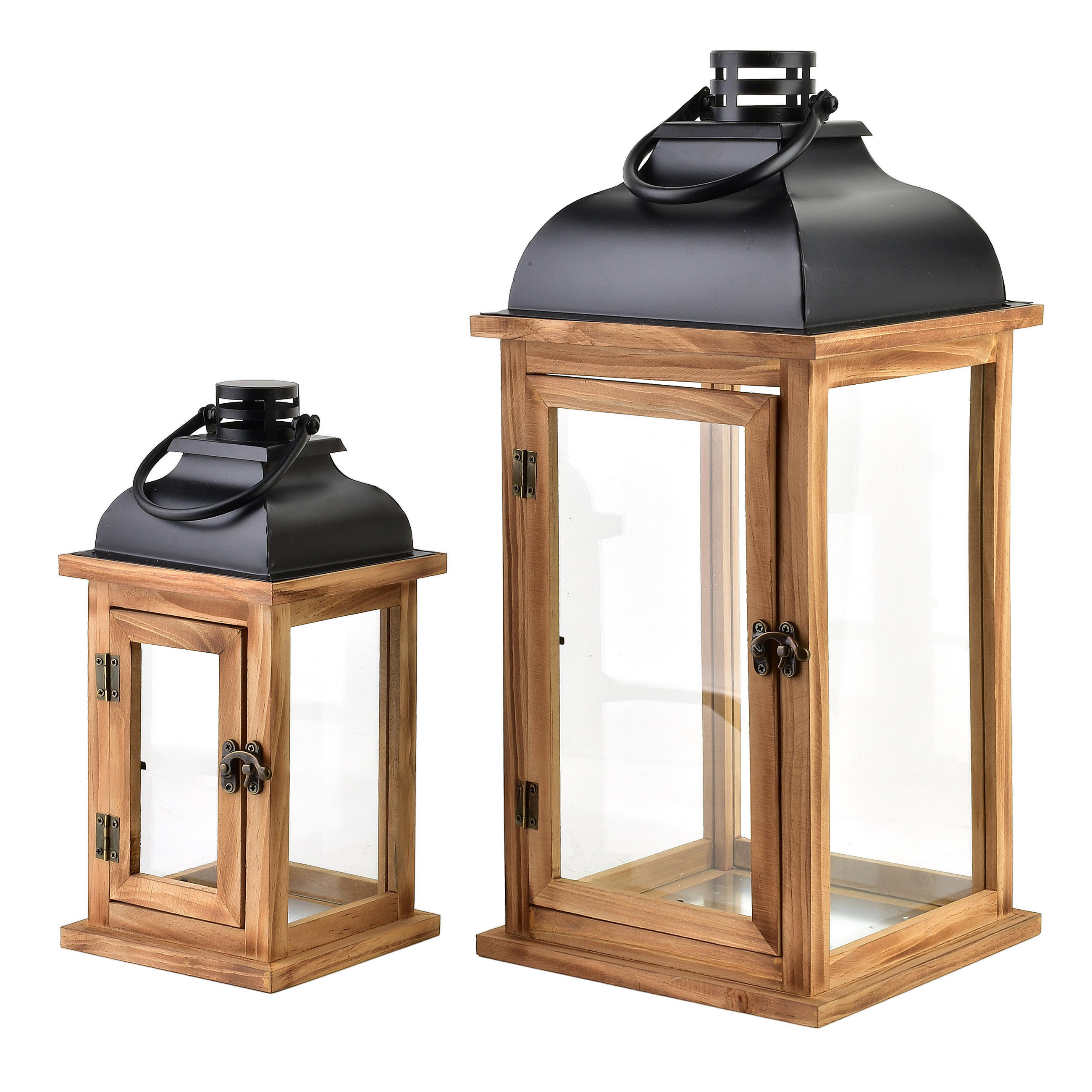 LATERNA les rjava - rjava, les (23/50/23cm) - Mondex
