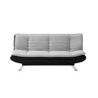 SCHLAFSOFA - 3 Personen - stoff - schwarz, grau Demido - Schwarz, Textil (176/84/86cm) - Vente-Unique