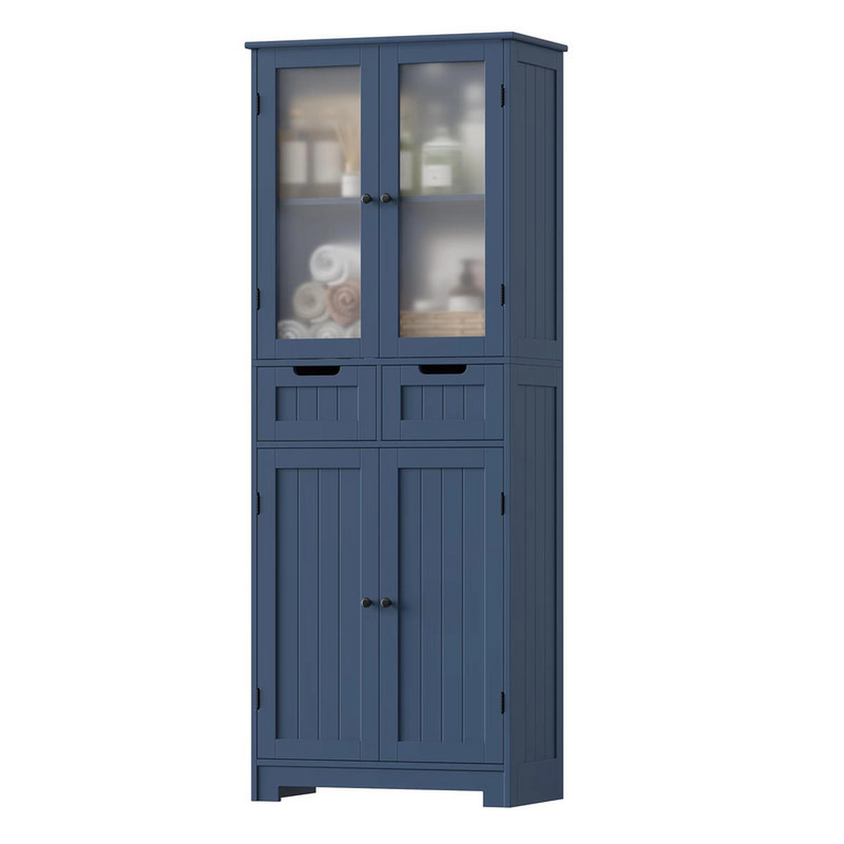 GESCHIRRSCHRANK 60x170x30cm Grau - Grau, Holzwerkstoff (30/170/60cm) - Bextsrack