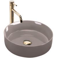 AUFSATZWASCHBECKEN Rea Sami Beige Shiny - Beige, Keramik (36/11.5/36cm) - REA