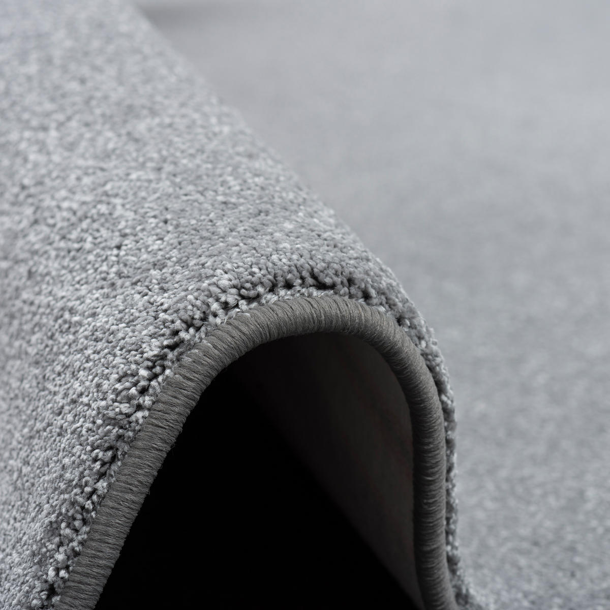 HOCHFLOR LUXUS VELOURS TEPPICH TOUCH - Grau, Textil (160/200cm) - Snapstyle