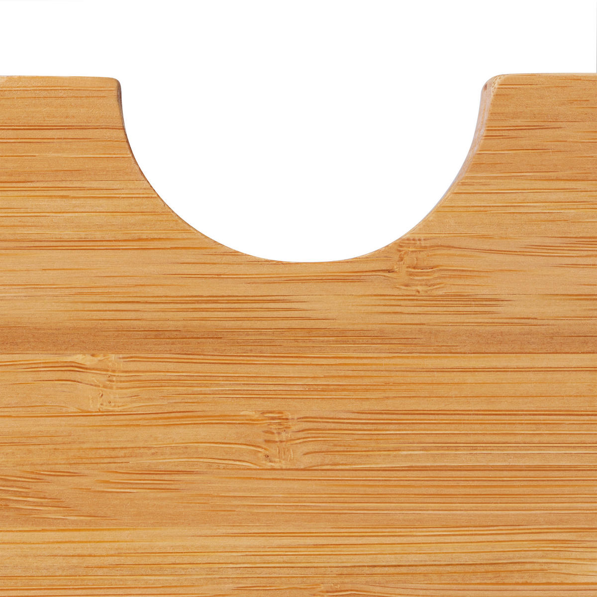 MONITORSTÄNDER Natur Bambus 2 Schubladen 12x56x27 cm - Hellbraun, Holz (27/56/12cm) - Relaxdays