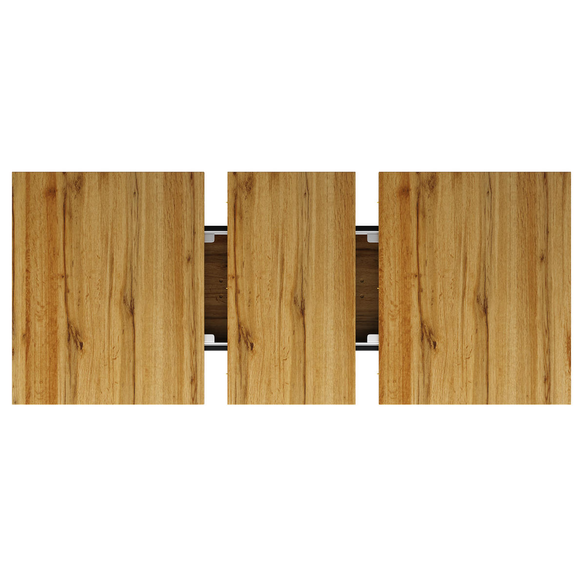 ESSTISCH ausziehbar 120-160/80/76 cm DE-39645 Eichenfarbe - Eichefarben, Holzwerkstoff (80/160/76cm) - ComfortXL