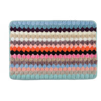 BADTEPPICH Zac Mehrfarbig 60/40/2 cm Textilien - Multicolor, Textil (40/60cm) - Mondex