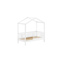 HAUSBETT DALLAS Weiß 76x148x151 cm - Weiß, Holz - FURNLUX