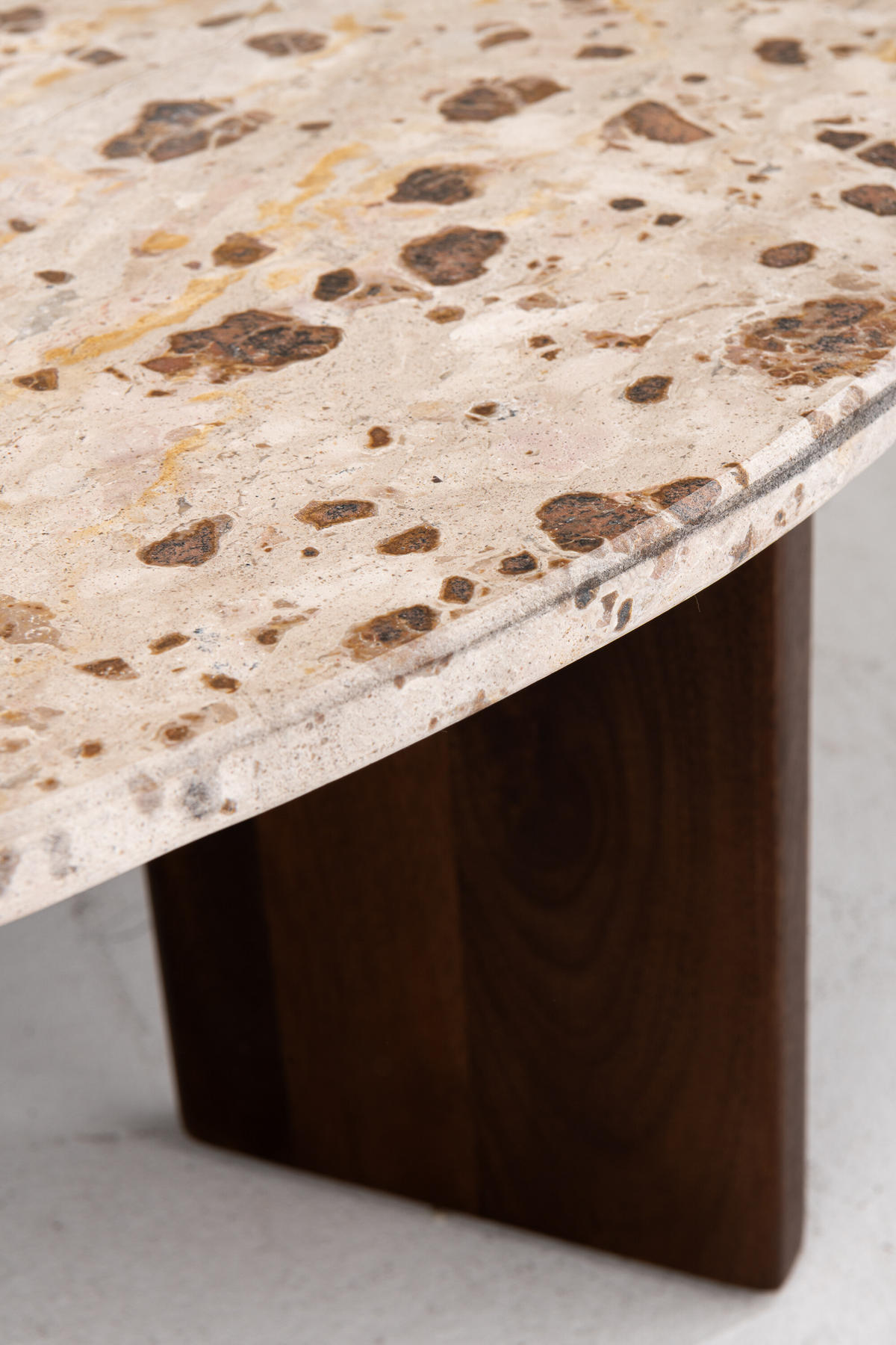 COUCHTISCH MATHILDE MARMOR Natürliche - Naturfarben, Stein (90/90/30cm) - J-Line