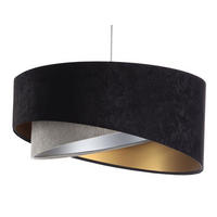 HÄNGELEUCHTE Grau 50/23 cm - Grau, Kunststoff (50/1.3/23cm) - ONZENO