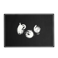 DEKORATIVES TISCHSET Sirino - Schwarz, Kunststoff (30/45/1cm) - home&you