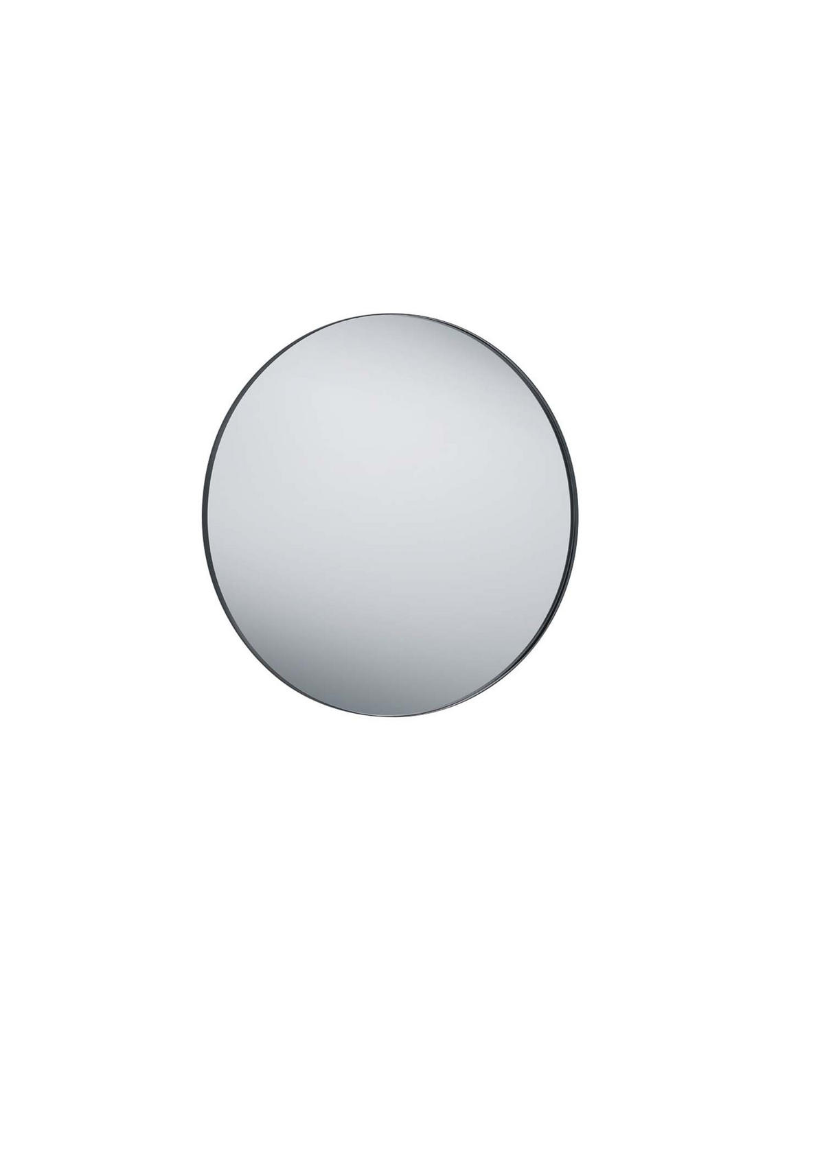WANDSPIEGEL Britney Schwarz - Ø 80cm - Schwarz, Metall (80/80/2cm) - Niermann